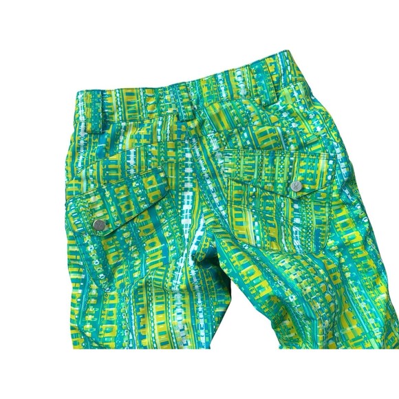 Spyder Girls Vixen Tailored Pants, Size 8, Harmony Bluebird Print - Picture 5 of 12